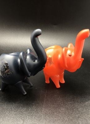 Satin Elephant Animal Pipe Skp1000 — Himalayan Group Inc.