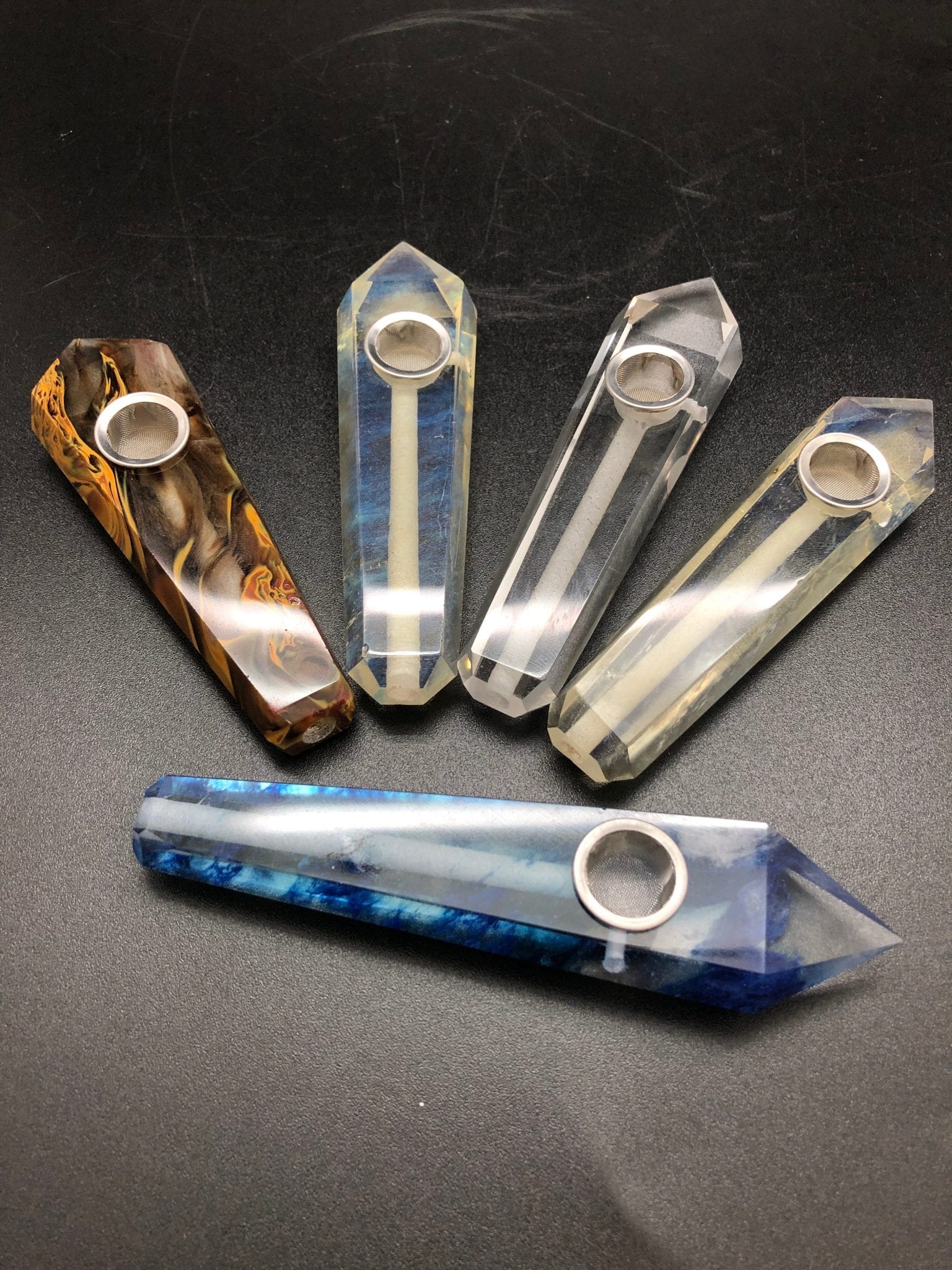 MULTI-COLOR Himalayan Crystal PIPE SP06 — Himalayan Group Inc.