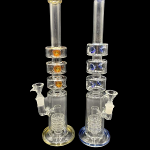 DOUBLE PERCOLATOR WATER PIPE PCL8261 — Himalayan Group Inc.