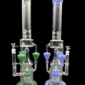 DOUBLE PERCOLATOR WATER PIPE PCL8261 — Himalayan Group Inc.